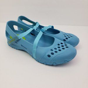 Skechers Cali Gear Womens Size 9 Blue Mary Jane Flats Sandals Shoes 36610